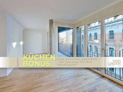 **Heisse Preise für kühle Rechner** - 2-Zimmer-Neubauwohnung mit Balkon und Küchenbonus sichern!