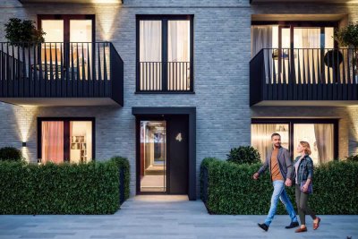Naturnah am Stadtwald im beliebten Veedel wohnen: Neubau mit 4 Zimmern und Balkon zum Innenhof