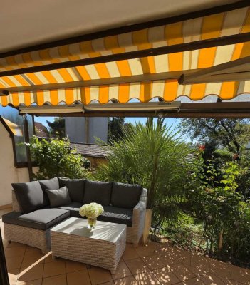 Stilvolle 3-Zimmer-Wohnung mit wunderschönem Garten und EBK in Karlsfeld