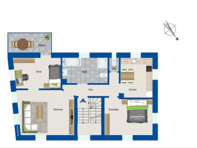 2,5 Zimmer Wohnung in Haßfurt