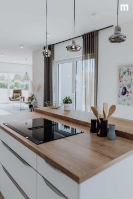 Modernes Einfamilienhaus mit Keller und schönem Garten