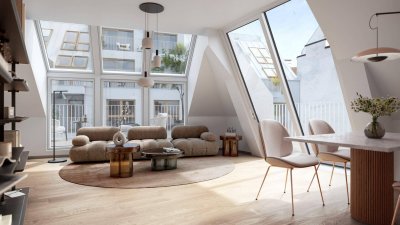 THE TEMPTATION - Vorsorgewohnung - Dachgeschosstraum - 2 Zimmer mit großzügiger Freifläche und Rundumblick