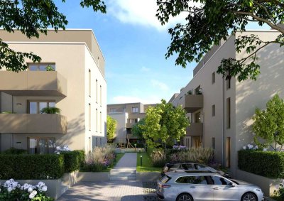 Neubau - KFW 40 (QNG) / Toll geschnittene 2-Zimmer-Wohnung