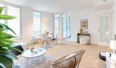 VIS á VIS • Gartenwohnungen am Rhein • Tolle Wohnung mit Garten in direkter Innenstadtlage !