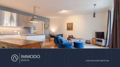 ⭐ Neubautraum mit Balkon & Designküche – stilvolle 3-Zi.-Whg. mit Parkett & Fußbodenheizung in Mitte