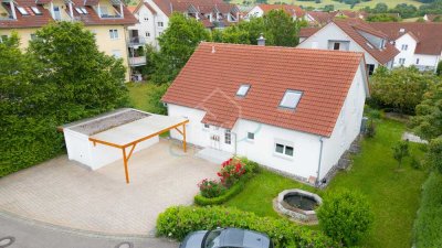 Modernes Zweifamilienhaus mit Garten und Keller