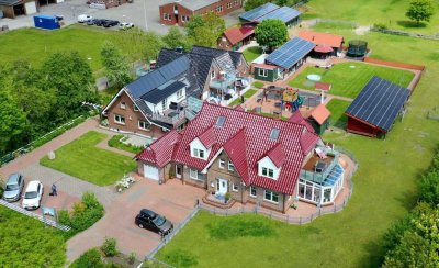 Helle 3-Zimmer Dachgeschosswohnung mit Balkon in Hagermarsch