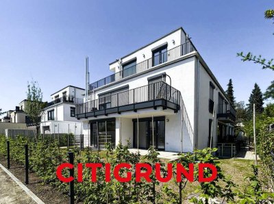 Obermenzing - Individuelle, familienfreundliche Neubau-Maisonette mit Terrasse & sonnigem Garten