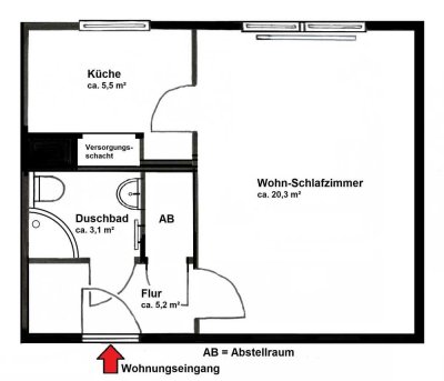 ...sofort bezugsfertig=möbliert,  modernisierte Wohnung, Lift, 3.OG