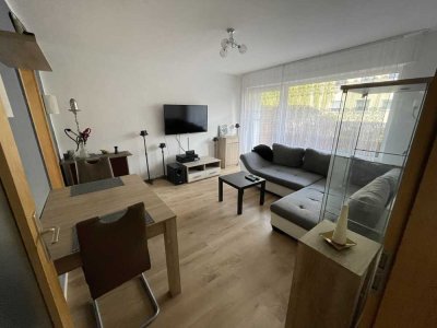 Ansprechende 3-Zimmer-Wohnung mit Balkon und Gartenbenutzung
