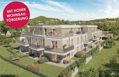 2-Zimmer Dachgeschosswohnung mit optionalem Einzelbüro / Top A10