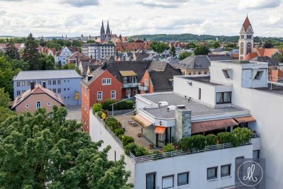 Wenn Träume wahr werden: Penthouse mit riesigen Dachgarten in der Regensburger Innenstadt