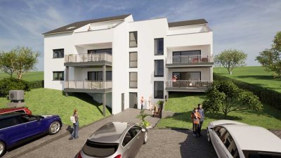 2-Zimmer DG-Wohnung - Neubau - mit großem Balkon