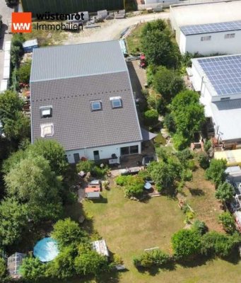 Vielseitig nutzbar! Wohnhaus mit Gewerbefläche und Hallen in beliebter Gewerbelage von Abtsgmünd