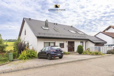 Wunderschöne 3-Zimmer Wohnung mit Gartenanteil in Aussichtslage in kleiner Wohneinheit in Flacht