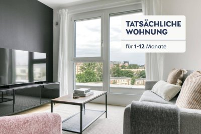 Neubau mit Stil! 3 Zimmer mit Balkon und hipper Wohnküche! Sowie Parkett, Badewanne und Ausblick (VIE188)