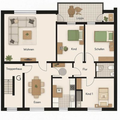 Diskrete Vermarktung - Vermietete Wohnung mit Garage - Energetisch saniertes Haus - Provisionsfrei