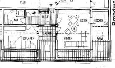 Von Privat: DG-Wohnung im Herzen von Groß-Zimmern (u.a. mit Aufzug, Tiefgaragenstellplatz, Balkon)