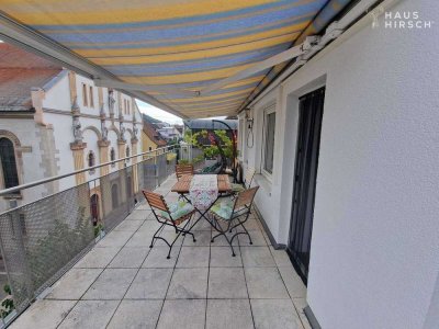 ZU VERMIETEN: Exklusive Maisonettwohnung mit Panoramablick in erstklassiger Lage, Zentrum mit Aufzug