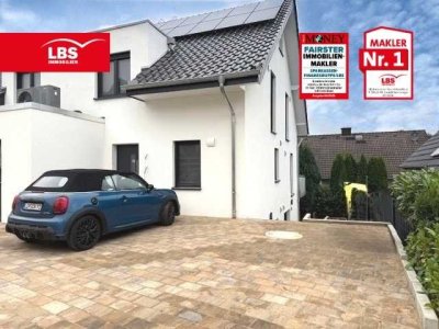 Neubau-Doppelhaushälfte ohne Garten aber mit viel Balkon! Prov.-frei!