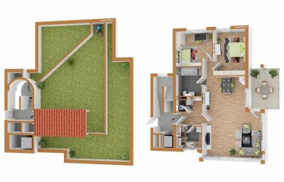 Penthouse-Whg mit 100m²-Dachterrasse Stuttgart-Hoffeld von privat bitte keine Makleranfragen