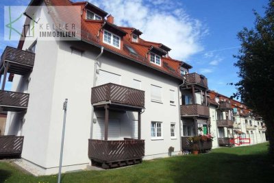 Leubnitz - ruhig gelegene 3-Raum EG-Wohnung mit Balkon, Tageslichtbad, separates WC