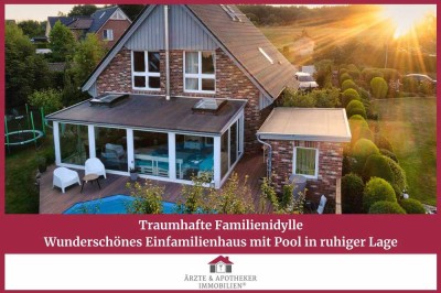 Wunderschönes Einfamilienhaus mit Pool in ruhiger Lage von Nenndorf!