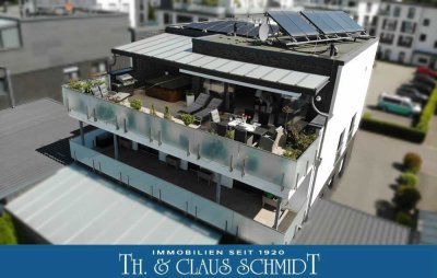 Penthouse-Wohnung der Luxusklasse mit 2 Doppelgaragen