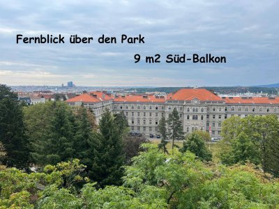 Fernblick Im PARK im 6.OG, Süd-Balkon