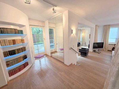 Koffer auspacken und zu Hause sein! Groß + Stylisch 1 Zimmer + Wohnküche + Terrasse - Sachsenhausen