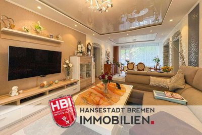 Mahndorf / Stilvolle 4-Zimmer-Erdgeschosswohnung mit 2 Loggien und Pkw-Stellplatz in ruhiger Lage