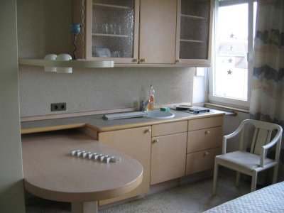 Zentral, möblierte, gemütliche und helle 1 ZKB Wohnung in MA-Oststadt