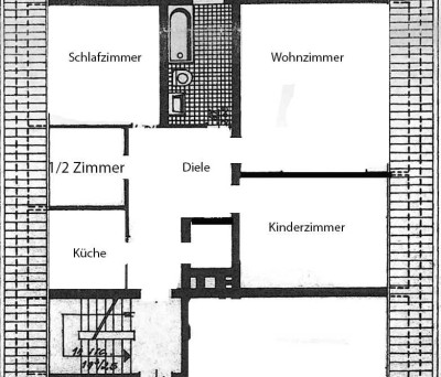 3,5-Zimmer-Zimmerwohnung mit kleinem Südbalkon in Schenefeld (Pinneberg)