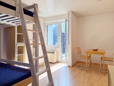 Charmante 1-Zimmer-Wohnung mit Terrasse und eigenem Garten