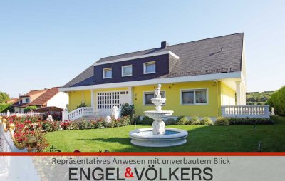 Repräsentatives Anwesen mit unverbautem Blick