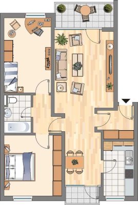 3-Zimmer-Wohnung in Dortmund Scharnhorst