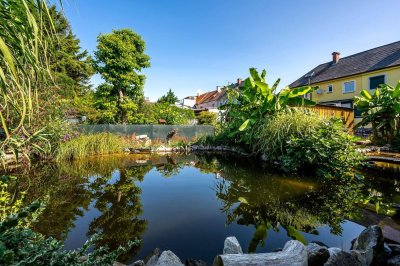 Bezauberndes Haus mit großem Garten und Schwimmteich