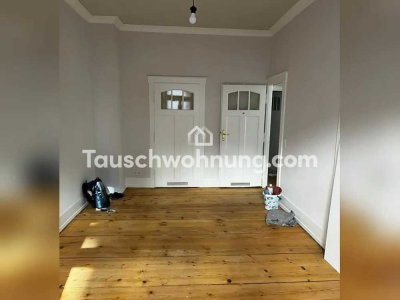 Tauschwohnung: 3Z-Wohnung im Nordend mit Balkon und Garten