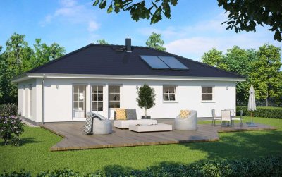 Der 105 qm Bungalow  - Bauen ohne finanzielle Sorgen – erst nach dem Bau zahlen