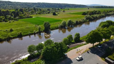 MIETE! Penthouse mit erstklassigem Blick auf die Weser und umlaufender Terrasse im Zentrum von HM!