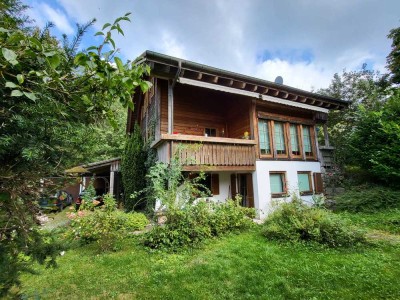 Holzhaus mit Einliegerwohnung -ruhige u. naturnahe Wohnlage-
