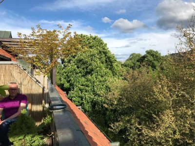Maisonette mit unverbaubarer Aussicht, Tiefgarage, 10 Min zur Innenstadt