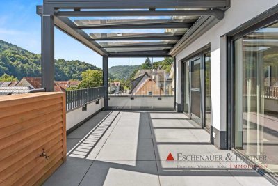 Neuwertiges Luxus-Penthouse am Rande von Neuenheim - Neckarblick | 3 Terrassen | barrierefrei
