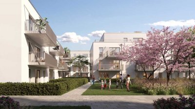 Erstbezug | Exklusive 2-Zimmer-Neubauwohnung mit Balkon/Terrasse & Designküche