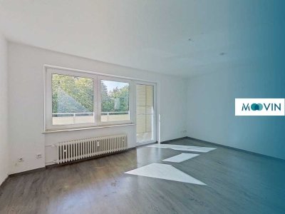 **ANMIETBAR MIT WBS:  3-Zimmer-Wohnung mit großem Balkon und viel Platz**