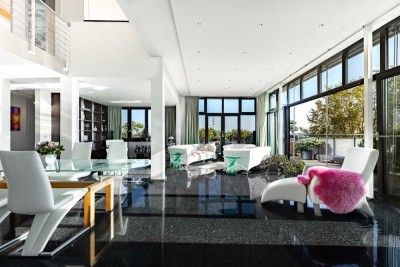 Penthouse für Kenner – unverbaubare Weite, diskrete Privatsphäre & geschütztes Wohnen