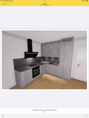 Erstbezug mit Terrasse und Einbauküche: Geschmackvolle 2,5-Zimmer-Wohnung mit geh. Innenausstattung