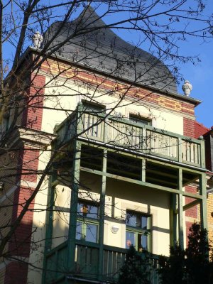5 Zimmerwohnung im 2. OG mit tollem Ausblick in historischer Stadtvilla