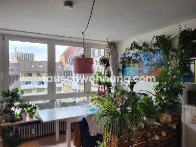 Tauschwohnung: Helle 1 Zimmerwohnung im Herzen Freiburgs
