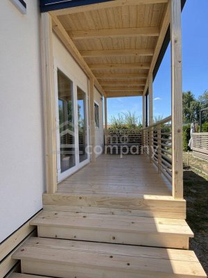 Neues Mobilheim im Ruster Storchencamp